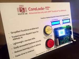 CoreLockr-TZ Demo Board demonstrates TrustZone for ARMv8-M at ARM TechCon 2016